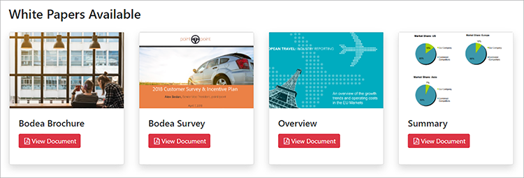 Screenshot of PDF white paper thumbnails
