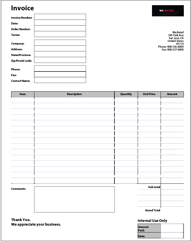 Non-clear table Form