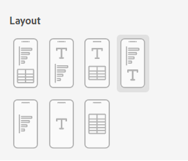 Slide layout