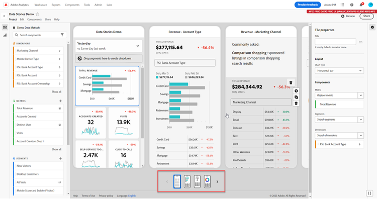 Create a data story