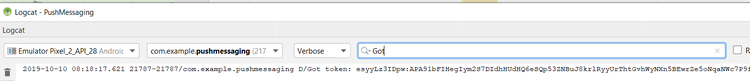 logcat-token