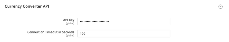 Currency Setup > Currency Converter API