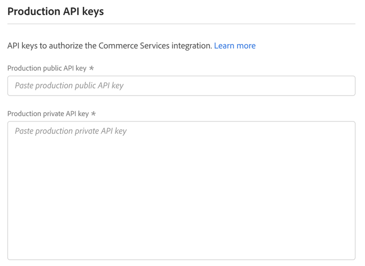 Production API Key