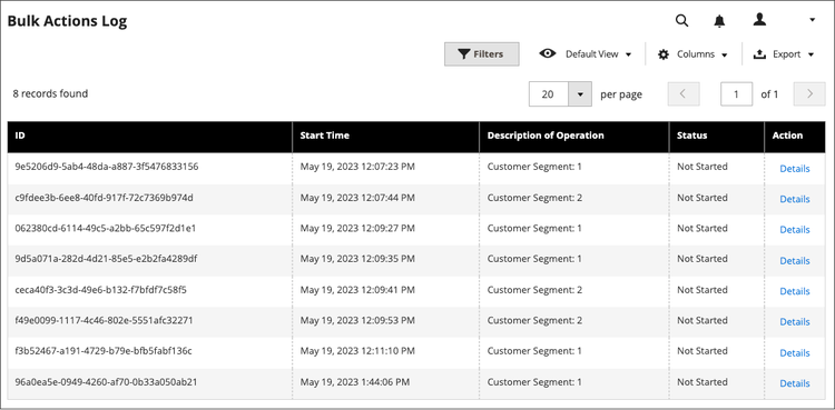 New Store Design Change settings