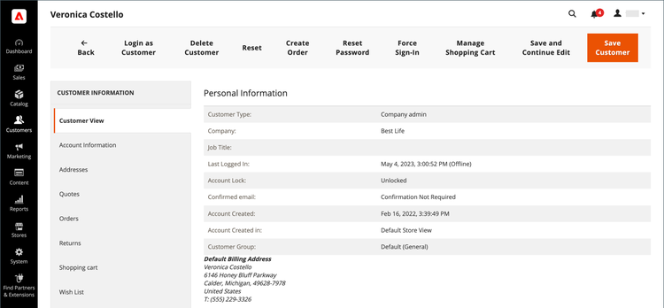 Customer Profile