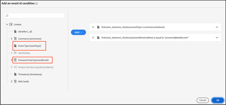 Journey Optimizer Set Condition