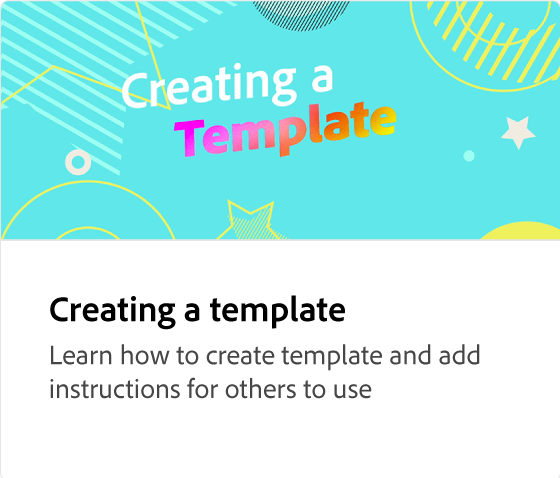 Creating a template