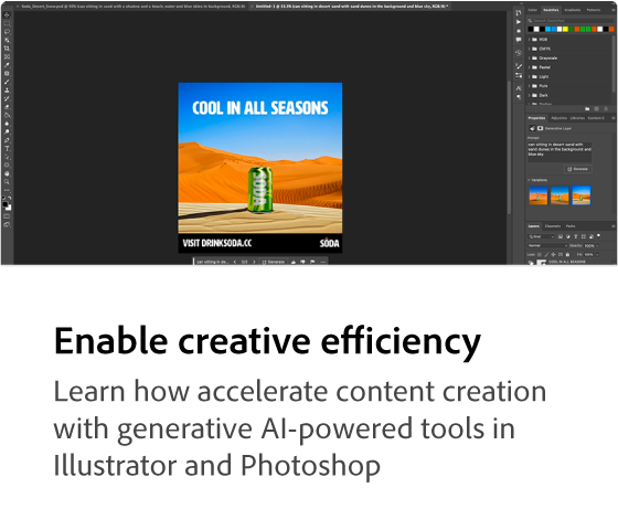 Enable creative efficiency