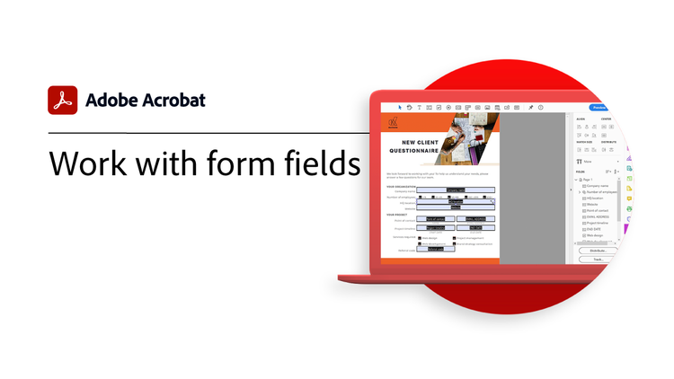 Work with form fields