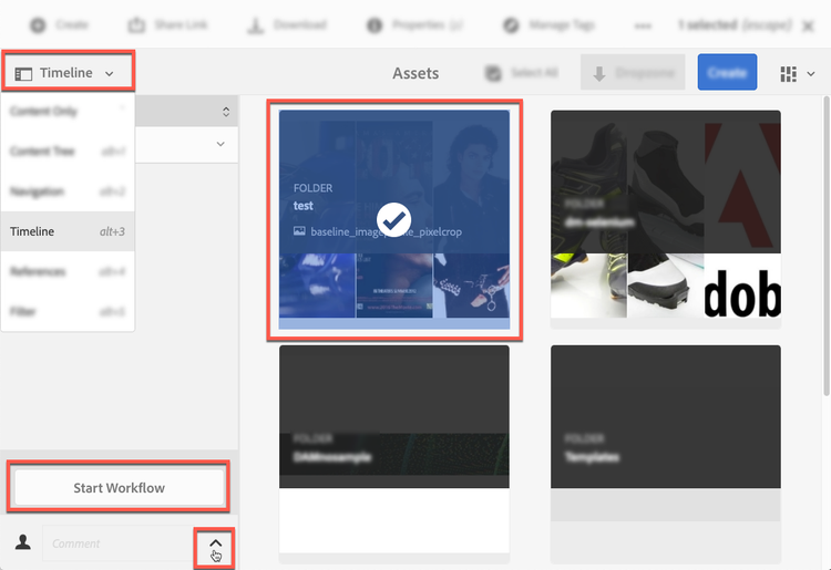 Reprocess assets workflow 1