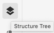 Content Fragment Structure Tree in side panel