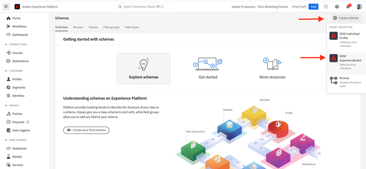 AEP Create Schema