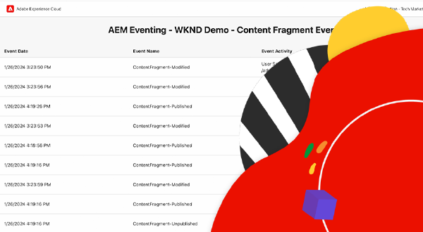 AEM Events processing using Adobe I/O Runtime Action