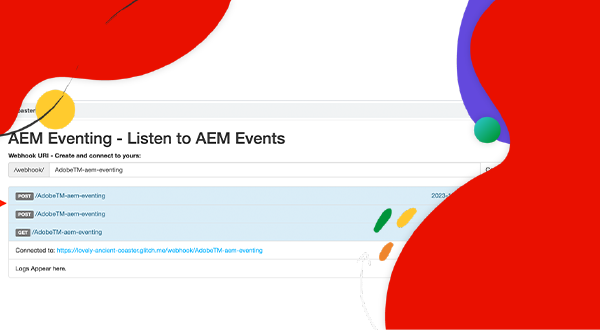 Receive AEM Events on a webhook