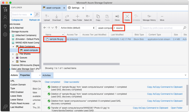 Microsoft Azure Blob Storage