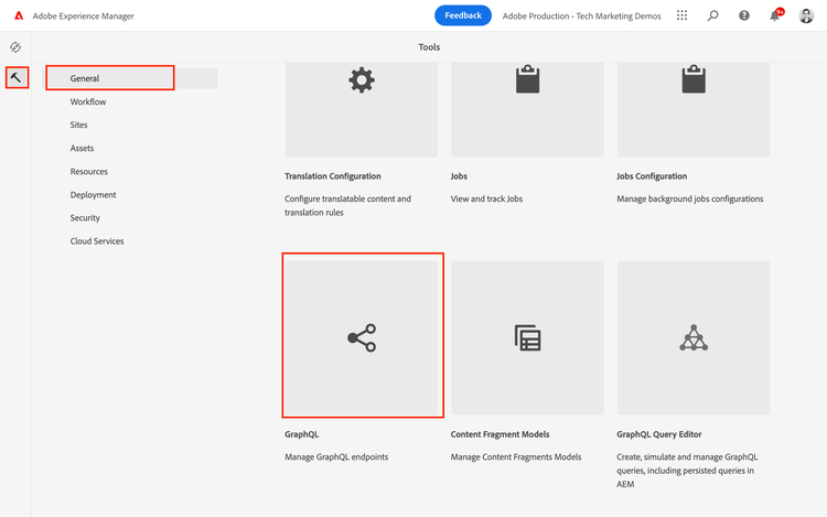 Navigate to GraphQL endpoint