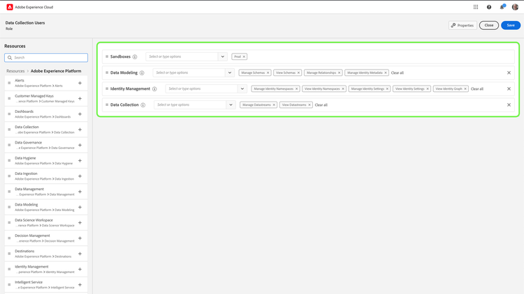 Image showing the Data Collection product card in Admin Console