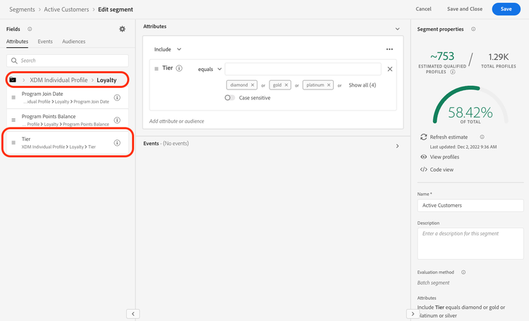 Segment - Active Customers