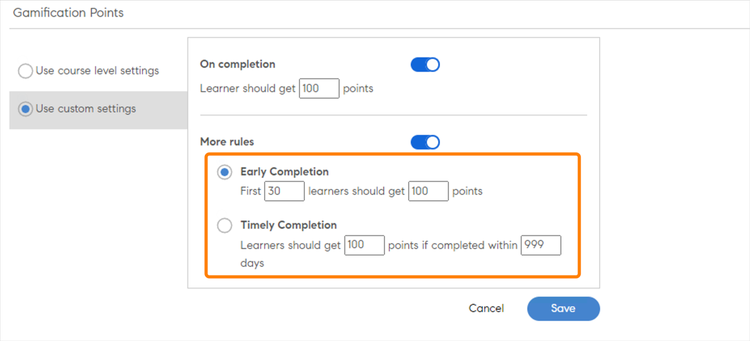 gamification points