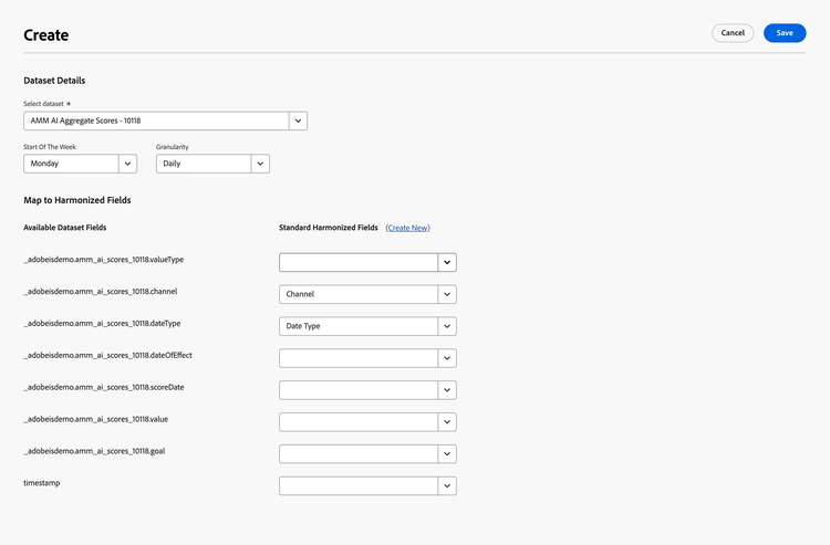 Create dataset rules