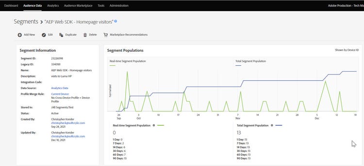 Adobe Experience Platform Audience Manager Add Trait